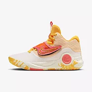 Nike KD Trey 5 X EP [DJ7554-100] 男 籃球鞋 運動 訓練 緩震 杜蘭特 魔鬼氈 白 橘 26cm 白/橘