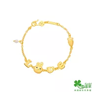 幸運草金飾 不亦樂狐黃金戒指