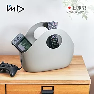 【日本岩谷Iwatani】ENOTS 日製軟質PE手提收納籃-5L- 灰