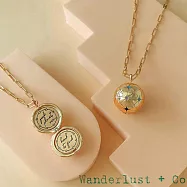 Wanderlust+Co 澳洲品牌 彩色星星立體圓球項鍊 金色地球項鍊 Good Planets