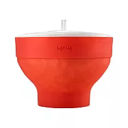 《LEKUE》西班牙 爆米花料理盒 | 耐熱 微波料理 懶人料理 - 紅 - 紅