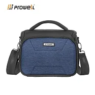 【Prowell】EVA硬殼一機兩鏡相機包 相機保護包 休閒攝影包 相機斜背包 相機跨肩包 WIN-22356 贈送防雨罩 深海藍