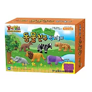 韓國《Donerland》彩色黏土-動物樂園 ☆