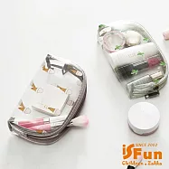 【iSFun】防水透視*清新大號半圓化妝包/冰淇淋