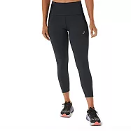 Asics [2012C736-001] 女 緊身褲 8分 跑步 運動 訓練 健身 高腰 支撐 透氣 海外版 亞瑟士 黑