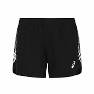 Asics [2032C895-001] 女 平織短褲 訓練 運動 休閒 輕量 透氣 舒適 亞洲版 亞瑟士 黑 2XL 黑