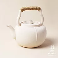 【陸寶LOHAS】望遠燒水陶壺 0.9L 沉穩古拙 清新雅緻  素白