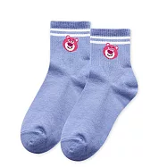 【ONEDER 旺達棉品】Disney中統羅紋襪 迪士尼長襪 皮克斯三眼怪 維尼中筒襪 台灣製棉襪 女襪- 迪士尼.皮克斯熊抱哥 TO-A312