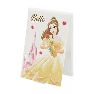 【Disney 迪士尼】折疊化妝鏡 迪士尼公主 化妝鏡 折疊鏡 大 (12*15*0.5cm) 城堡貝兒-大