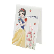 【Disney 迪士尼】折疊化妝鏡 迪士尼公主 化妝鏡 折疊鏡 大 (12*15*0.5cm) 城堡白雪-大