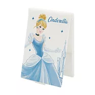 【Disney 迪士尼】折疊化妝鏡 迪士尼公主 折疊鏡 化妝鏡 (10*6.5*0.5cm) 城堡仙杜瑞拉-小