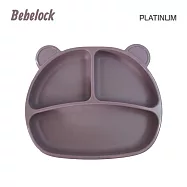 韓國BeBeLock 吸附型重磅餐盤- 星辰紫