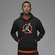 NIKE AS M J FLT MVP GFX FLC PO 男連帽上衣-黑-FB7051010 L 黑色