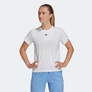 ADIDAS TR-ES CREW T 女短袖上衣-白-HR7796 L 白色