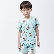 【ONEDER 旺達棉品】迪士尼冰雪奇緣 艾莎 漫威蜘蛛人 蠟筆小新 凱蒂貓Kitty 兒童純棉短袖睡衣 純棉套裝居家服- 110 蠟筆小新 SC-NF002