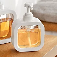 E.City_北歐風透明可視按壓分裝瓶 白