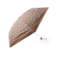 COACH CC Logo 滿版標誌環保材質迷你雨傘 (焦糖色)