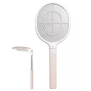 WONDER 鋁合金伸縮摺疊式電蚊拍 WH-G15 櫻花粉