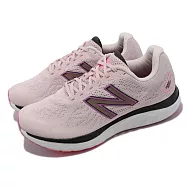 New Balance 慢跑鞋 W680 V7 D 寬楦 女鞋 粉紅 緩震 反光 透氣 運動鞋 NB W680CP7-D 23.5cm PINK/METALLIC SILVER