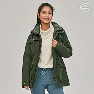 ADISI 女SMAWARM海洋溫控防水透氣外套AJ2221024 (S-2XL)|保暖 防潑水 防水透濕 蚵殼棉 海洋紗 環保 戶外機能 S 特種軍綠/松木綠