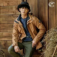 ADISI 男單件式防水透氣裡毛尼網外套(可拆帽) AJ1821030 (S-2XL)|防風 防潑水 防水透濕 防水貼條 毛尼網裡 戶外機能 XL 銅卡