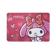 【Sanrio 三麗鷗】刮泥墊 三麗鷗 地墊 刮沙除泥 (60*40*0.5cm) 美樂蒂桃