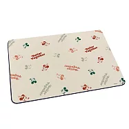 【Disney 迪士尼】軟式珪藻土吸水地墊 普普花風 米奇 地墊 珪藻土 (60*40*0.5cm) 復古印花