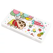 【Shinchan 蠟筆小新】隨身口罩收納盒 小新 口罩收納 收納盒 (184*104*15mm) 氣球水果