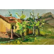 【玲廊滿藝】李喬煒-墾丁寫生15.5x22.5cm