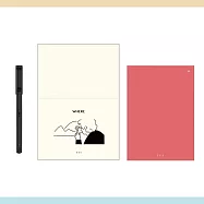 Neo smartpen|M1+ 嶄新生活 極簡純粹組 經典黑x水藍色(點點)