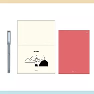 Neo smartpen|M1+ 嶄新生活 極簡純粹組 朦朧灰x水藍色(點點)