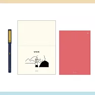 Neo smartpen|M1+ 嶄新生活 極簡純粹組 海軍藍x水藍色(點點)