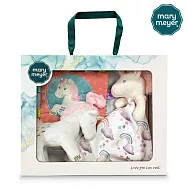 【MaryMeyer】 獨角獸臻藏禮盒(彩虹獨角獸安撫巾+彩虹小馬手搖鈴+彩虹小馬沙沙紙)