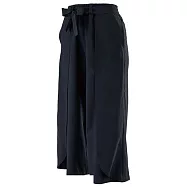 Mizuno [K2TDA21009] 女 瑜珈褲 運動 訓練 休閒 彈性 抗紫外線 舒適 美津濃 黑 2XL 黑