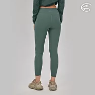 ADISI 女高彈快乾收腹提臀緊身褲AP2391104 (S-XL)|瑜珈褲 緊身長褲 Leggings 內搭褲 運動褲 抗UV 抗紫外線 吸濕速乾 XL 香脂綠