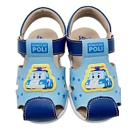 台灣製波力寶寶涼鞋-藍色 另有粉色可選 (P102-1) 台灣製 台灣製童鞋 MIT MIT童鞋 波力 救援小隊 救援小英雄 寶寶鞋 寶寶涼鞋 POLI 安寶 Amber 13.5 藍色
