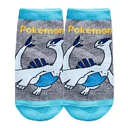 【ONEDER旺達棉品】寶可夢皮卡丘 超夢 路卡利歐 洛奇亞 直版襪 短襪 台灣製童襪- 洛奇亞 PK-A533(22-26)