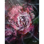 【玲廊滿藝】曾啟文-情繫花叢間41x31cm