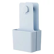 日本Like-it|牆壁裝飾口袋型收納盒(二入組) 水藍色