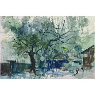 【玲廊滿藝】張宏彬-大樹下38x26cm