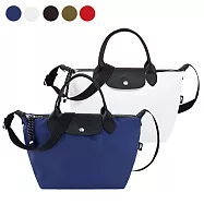 LONGCHAMP LE PLIAGE ENERGY系列再生尼龍短把兩用包(小) 海軍藍