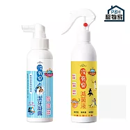 【P&H寵物家】沒有臭 2入組貓用除臭滅菌液250ml+潔牙凝露120ml(寵物滅菌液/貓狗潔牙)