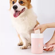 【P&H寵物家】壓按式狗狗洗腳杯 寵物洗腳神器(寵物洗腳杯/ 狗狗洗腳杯) 深紫色
