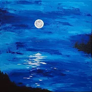 【玲廊滿藝】陳怡蓉Jenny-月光如水30x30cm