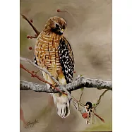 【玲廊滿藝】張懿-守護之翼二91x65cm