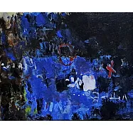 【玲廊滿藝】蔡仁德-藍色月夜27x22cm
