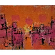 【玲廊滿藝】蔡仁德-?昏街景27x22cm