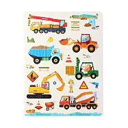 韓國《Ariati》 -- 磁性配對拼圖-汽車 ☆