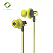 氣流管磁吸入耳式有線耳機 黃