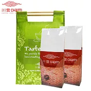 川雲 墨西哥 馬拉哥滋比(半磅)&嚴選可娜圓豆咖啡(半磅) 附提袋